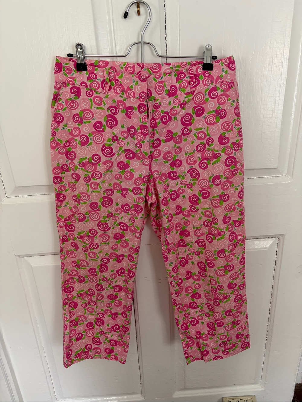 Lilly Pulitzer Pink & Green  Capri Pants